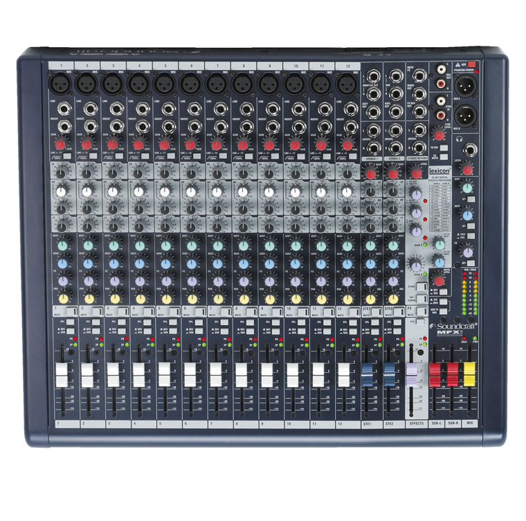 Mixer Soundcraft MFX12